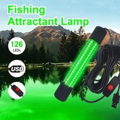Resim 126 LED'li, USB Bağlantılı, 5m Anahtar Kablo, IP68 Yüksek Kalite, Tekne ve Raftlarda Gece Balıkçılığı İçin İdeal - Pil Dahil Değil, Balıkçılık Aksesuarları - 1 Adet 