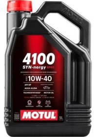 Resim Motul 4100 Syn-Nergy 10W-40 Motor Yağı 5 L 