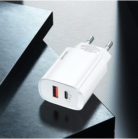 Resim Ally Mobile Usams Us-cc121 T35 20w Qc3.0 + Pd3.0 Iphone Için Hızlı Şarj Başlık 