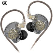 Resim Kz Edx Lite Hıfı Kulaklık Kulak Stereo Bas Dinamik Sürücü Ayrılabilir 2pin Gray No Mıc 