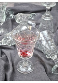Resim 6'lı Fiona Ayaklı Meşrubat Bardağı Kadeh 200 Ml 6 Adet 