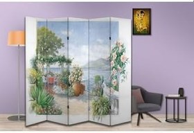 Resim Manzara Temalı Özel Tasarım Paravan Room Divider PRV1106, 180 x 180 