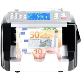 Resim Genel Markalar Plus Silver Schwarz Karışık Para Sayma Makinesi - TL ve Euro Karışık, Isd Pound Adet Sayım + Müş. Ekranı 