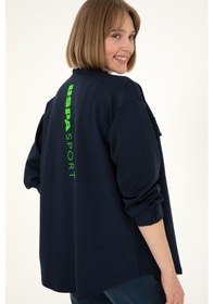 Resim U.s. Polo Assn. Kadın Lacivert Gömlek Örme 50292455-vr033 Lacivert 