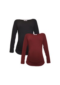 Resim Luvmabelly Myra2301_2303 Hamile Tshirt Seti 