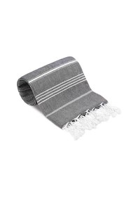 Resim Summer Wind Soft %100 Pamuk Peştemal 100x180 Cm Siyah Renkli 