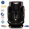 Resim Holmer Kids Multi Protect Aero Tech i-Size 9-36 KG Isofix Siyah Oto Koltuğu 