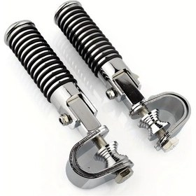 Resim Hightower Gümüş Rengi Otoyol Ayaklıkları, 1" - 1-1/4" Motor Koruma Çubukları İçin 