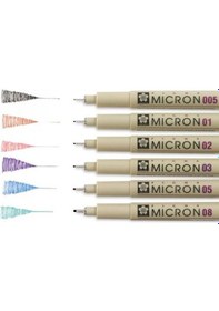 Resim Sakura Pigma Micron Renkli Çizim Kalemi 0.4 MM Siyah 