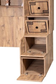 Resim Setay Ranza , Natural Ranza Karyola Çalışma Masası 2 Adet Comfort Yatak 