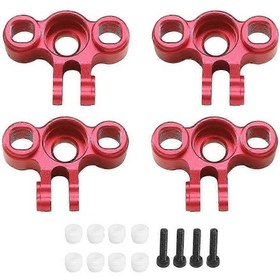 Resim 1/16 Traxxas Slash E-revo Summit Rc Araba Yükseltme Parçaları İçin 4 Adet Metal Ön Ve Arka Aks Taşıyıcı Mafsal Kolu 7034, 2 S202412242788 Kırmızı 