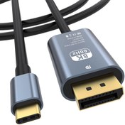 Resim MAXGO 3131 Type C To Display Port Kablo 8K 4K 60/120 Hz Displayport Çevirici Dönüştürücü Adaptör 