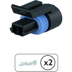 Resim Su Sıcaklık Sensör Soketi 2 Pin Demonte 