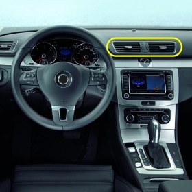 Resim Vass41 Vw Passat B7 2011-2014 Ön Konsol Orta Havalandırma Izgarası 3AB819728A 