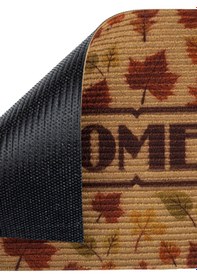 Resim Koza Home Coco Welcome Sonbahar Paspas Dış Kapı Paspası Kıl Kapı Önü Paspas Naturel 