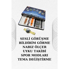 Resim Gamer Oyuncu Seti Bluetooth Kulaklık Ucuz Kaliteli Yeni Nesil Akıllı Saat - F662K990-U79662 