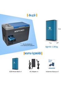 Resim Acopoer X230 14.8Volt 13Amper Li-Ion Yedek Buzdolabı Aküsü Powe 