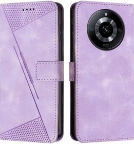 Resim Cbtx Realme Uyumlu 11 Pro / 11 Pro+ Dream Üçgen Deri Telefon Kılıfı 