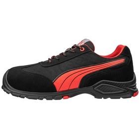Resim Puma Safety Madrid Low Alüminyum Burunlu Kaydırmaz Tabanlı İş S1 Pl Fo Sr İş Ayakkabısı Kırmızı - Siyah 