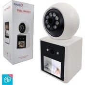 Resim RADEX Smart Akıllı Güvenlik Kamerası 2 Kameralı 3+3mp Wi-Fi Ptz Ekranlı 