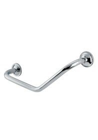 Resim Çelik Banyo Paslanmaz Pirinç Bella Montajlı Küvet Tutamağı 30cm Gri 