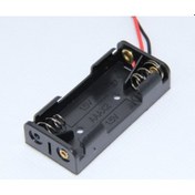 Resim 2Li İnce Kalem Pil Yuvası 2'Li Yan Yana İnce Pil Yatağı (Aaa) 1 Adet 