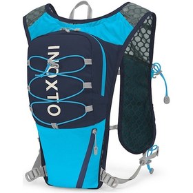 Resim Konesam Inoxto Ix581 5l Nilon Materyalı Dışarıda Yürüyüş, Bisiklet, Koşu İçin Su Taşıyan Outdoor Sırt Çantası Mavi Mavi 