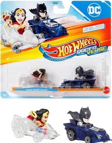 Resim Hot Wheels Racerverse İkili Arabalar Wonder Woman & Batman 
