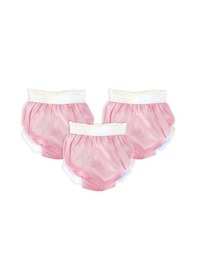 Resim Pierre Cardin 3'lü Alıştırma Külodu 16-22kg - Pembe 