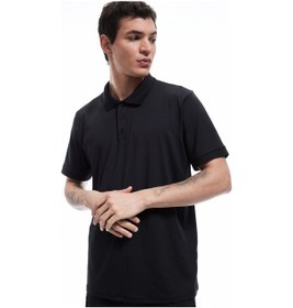 Resim Koton Kısa Kollu Regular Fit Basic Polo Yaka Spor Tişört Siyah 5sam10026nk Siyah 