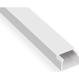 Resim 3'lü 1 Metre Kablo Kanalı Seti 25x16mm PVC Yapışkanlı Kolay Montajlı Kablo Düzenleyici 