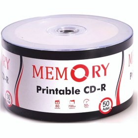 Resim MEMORY Printable Cd-r 700mb 52x 80 Dk 50 Adet 