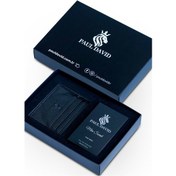 Resim Hediyelik Set Özel Erkek Edp Parfüm Ve Siyah Deri Kartlık- Elma, Sandal, Tarçın Notaları, E-128-1 Amber 