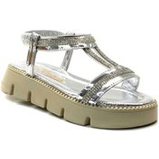 Resim Tuğba Ortopedi 2043 Kız Çocuk Sandalet Gümüş 