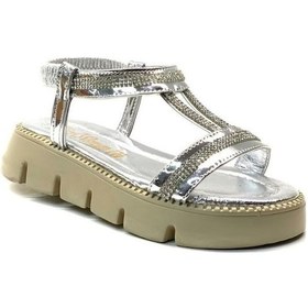 Resim Tuğba Ortopedi 2043 Kız Çocuk Sandalet Gümüş 