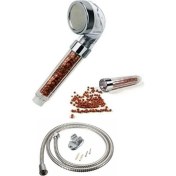 Resim Qniay Tasarruflu ve Arıtmalı Duş Başlığı Hortum Askı Aparatı Komple Set QNIAY898 