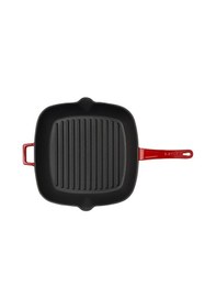 Resim Lava Grill Tava 28X28 Cm Metal Saplı Kırmızı 