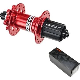 Resim Arc MT-005 Bisiklet Arka Bisiklet Jant Göbeği 32 Delik Kırmızı 