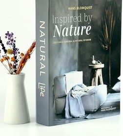 Resim Bak Gel Al Kitap Görünümlü Dekoratif Kutu, Iskandinav Tarzı Kitap Şeklinde Saklama Kutusu, Ev Dekorasyonu, Modern Ev Dekorasyon Natura Life 
