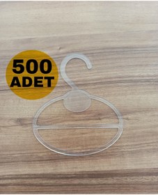 Resim ZIKZAK Plastik Eşarp - Şal Askısı 500 Adet 