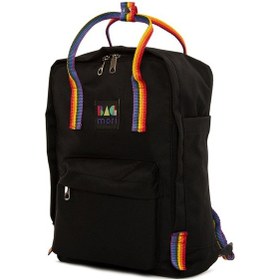 Resim Bagmori Renkli Kolonlu Kare Askı Ayarlı Sırt Çantası (565124880) 