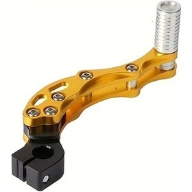 Resim Hightower Golden Motorcycle Starter Peg Kaydırmaz Tutamak Dayanıklı Kolay Montaj Çok Renk 