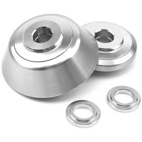 Resim gogo premium HONDA PCX 2014 - 2025 UYUMLU ÖN TEKER BURCU TAKIMI GÜMÜŞ 