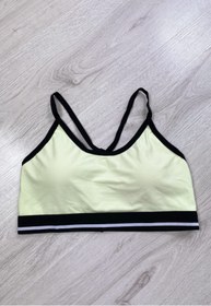 Resim OPPA Kadın Sarı Arkası Çarpraz Sporcu Büstiyeri 
