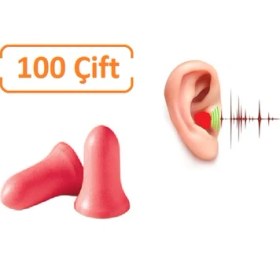 Resim Kafenn KF12 Kulak Tıkacı Yıkanabilir 100 Çift 