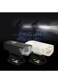 Resim Şarjlı Bisiklet Işığı Ön Far 