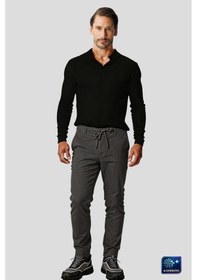 Resim İgs Gri Premium Jogger Erkek Pantolon Dynamic Fit-26057 