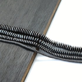 Resim Siyah Rondelle Dilimli Hematit Yapay Taş Aralık Boncuklar Kendin Yap Kolye Bilezik Şanslı Takı Yapımı 