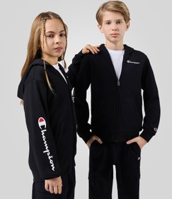 Resim Champion Script Shop Hooded Full Zip Sweatshirt 