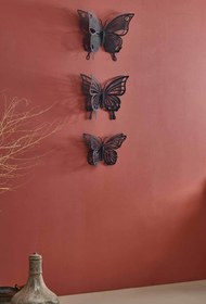 Resim Artepera Mariposa 3'lü Set Metal Tablo - Apt575 